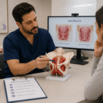 Fotografía de consulta Uroginecólogica para resolver la duda ¿Qué pasa si no me opero?