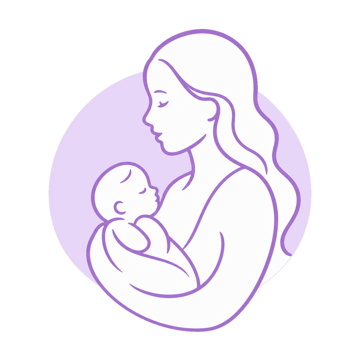 imagen embarazada con su bebe, cambios postparto